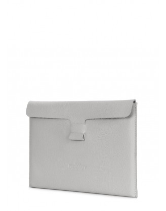 Кожаный чехол для MacBook 13" серый