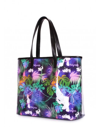 Летняя сумка Resort с тропическим принтом